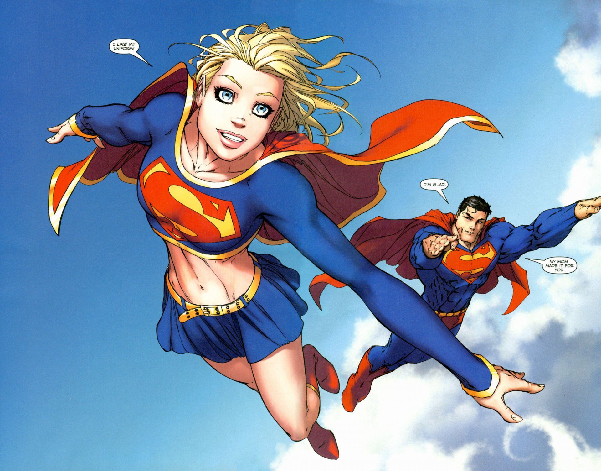 supergirl superman dc comics superman bande dessinée super-héros super-héros force vol ciel