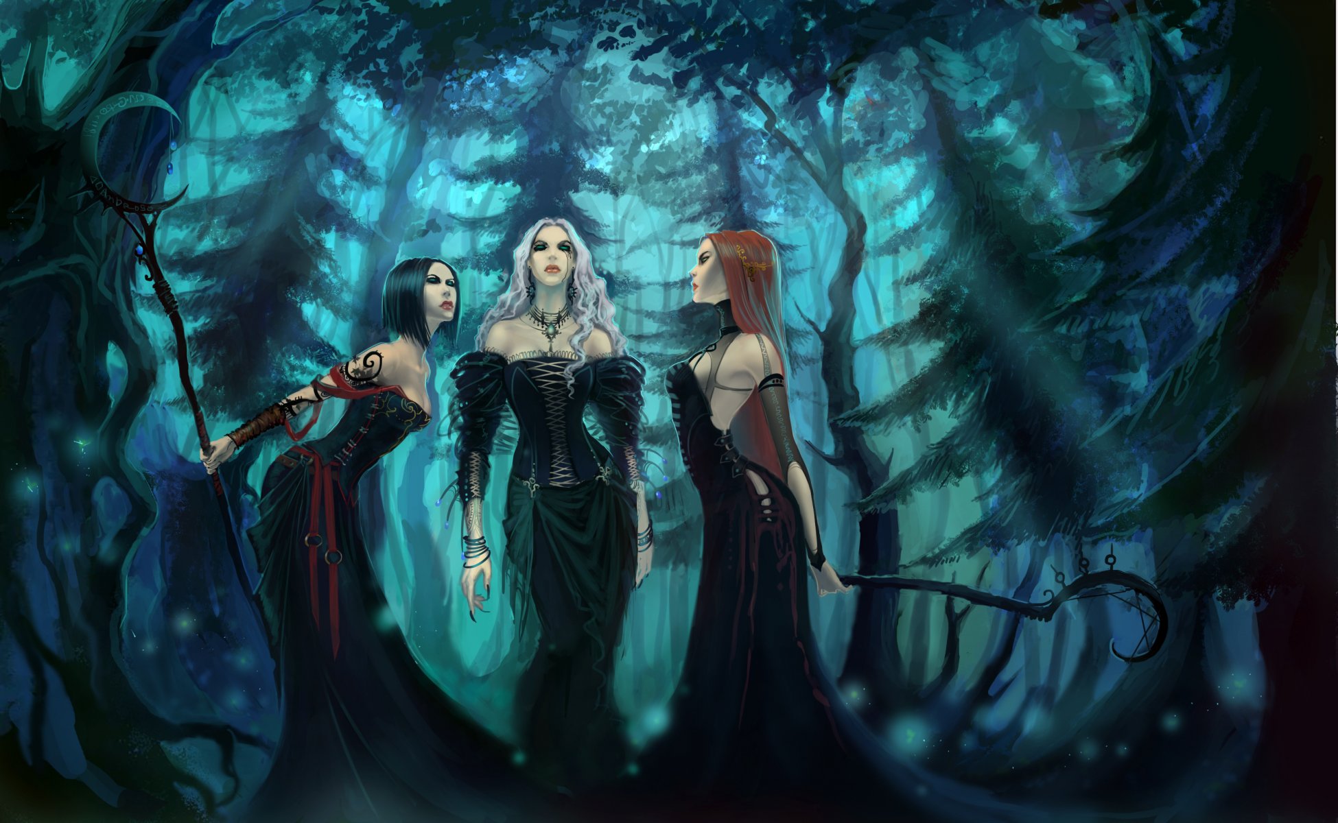 witches three forest