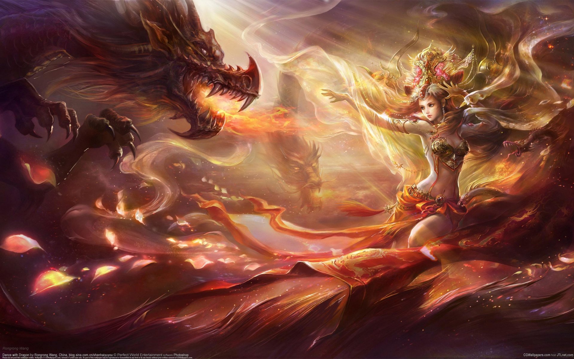 rongrong wang girl dragon