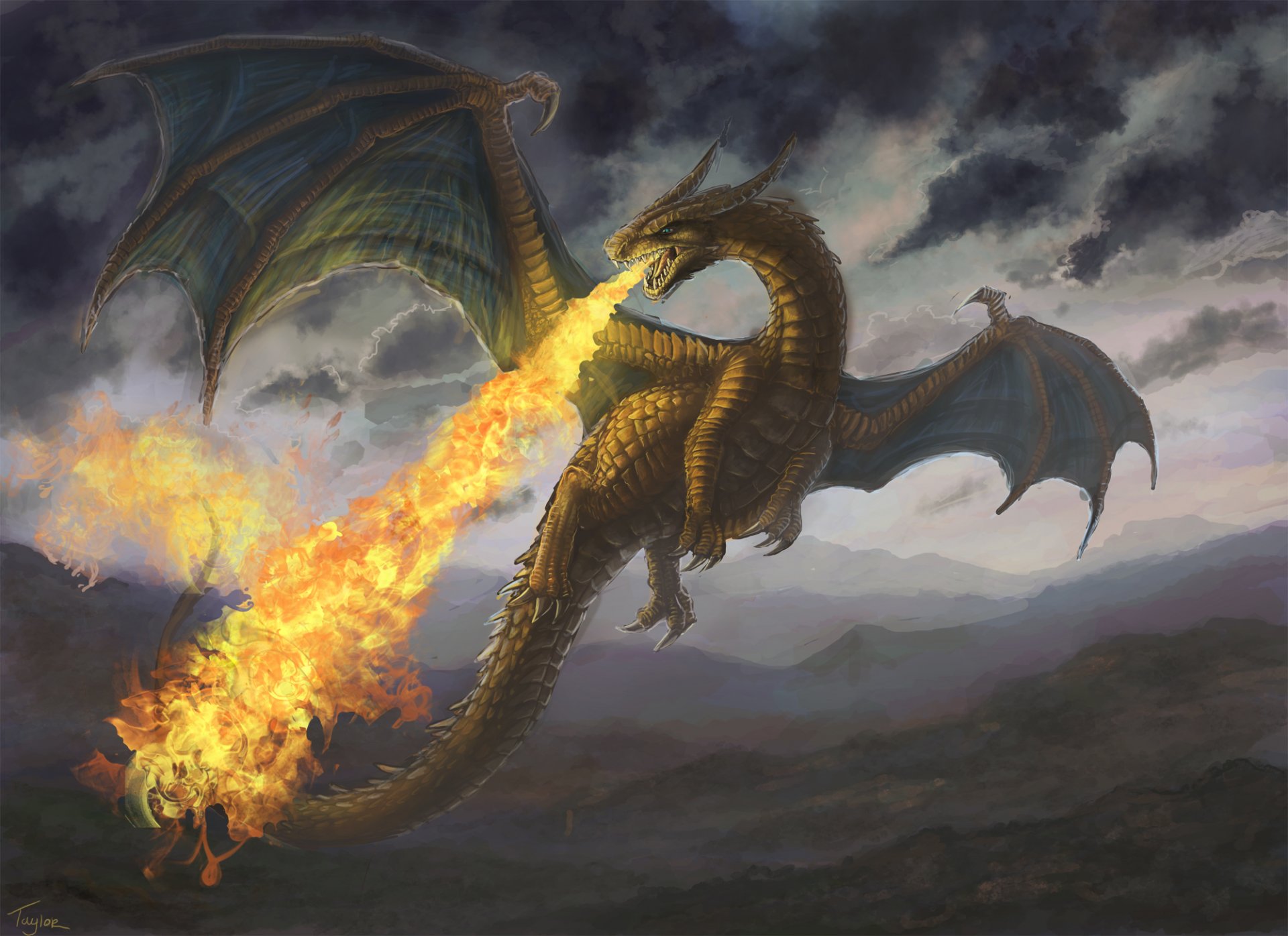 mountain dragon fire