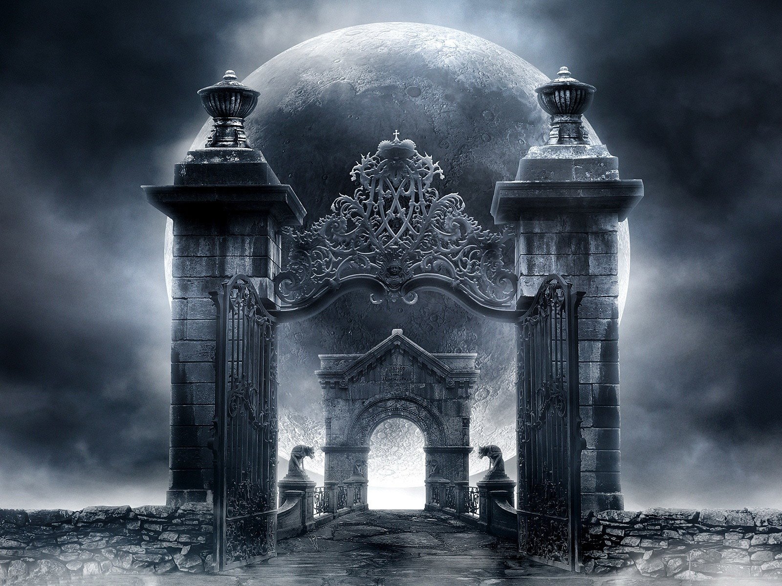 Темная арка. Триумфальная арка Готика. Геншин врата. Готические ворота. Фэнтези архитектура.