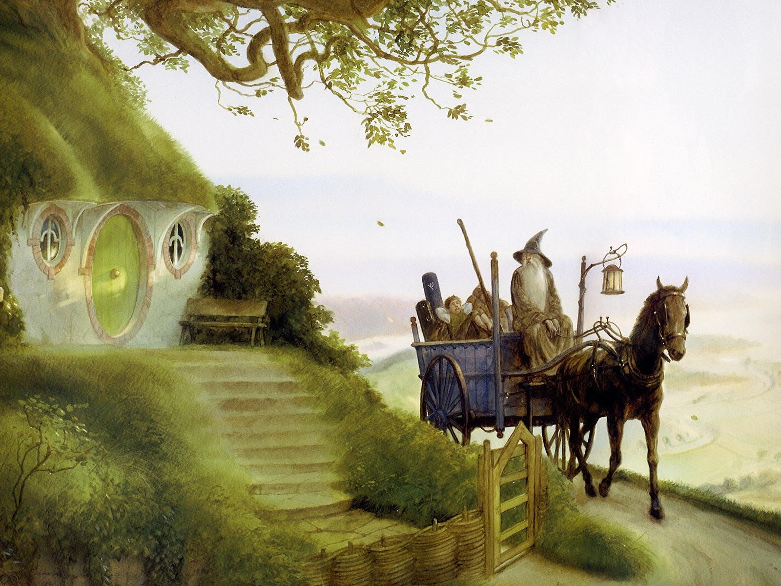 john howe gandalfs le seigneur des anneaux gandalf le hobbit frodon