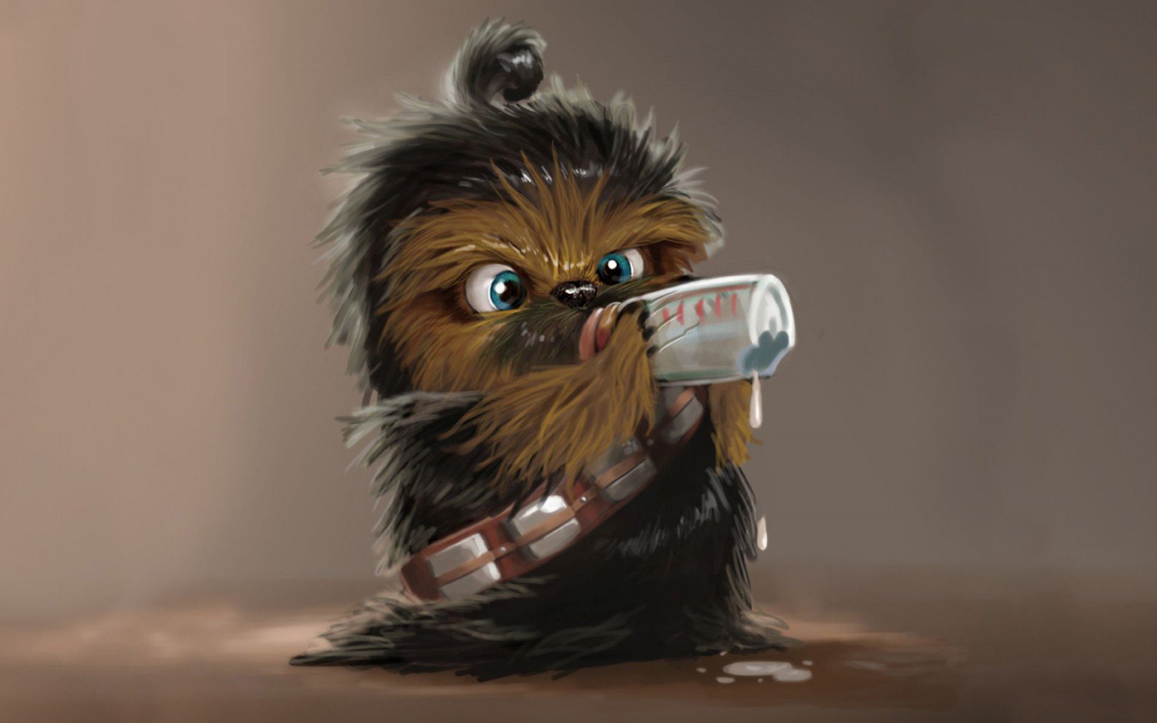 chewbacca latte infanzia guerre stellari