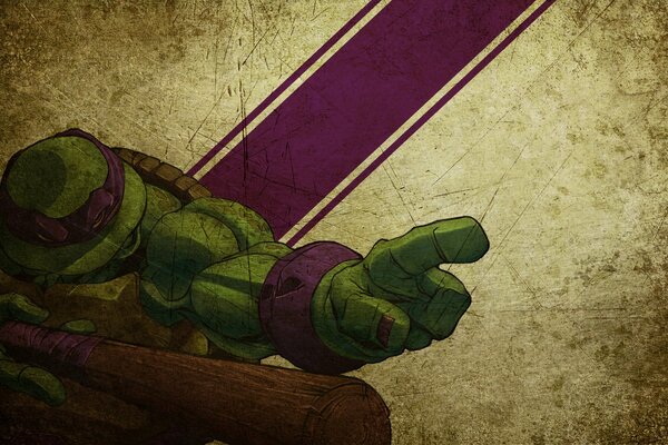 Donatello s drawing of Ninja Turtles