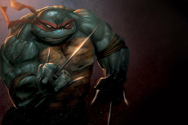 Raphael from the movie Teenage Mutant Ninja Turtles