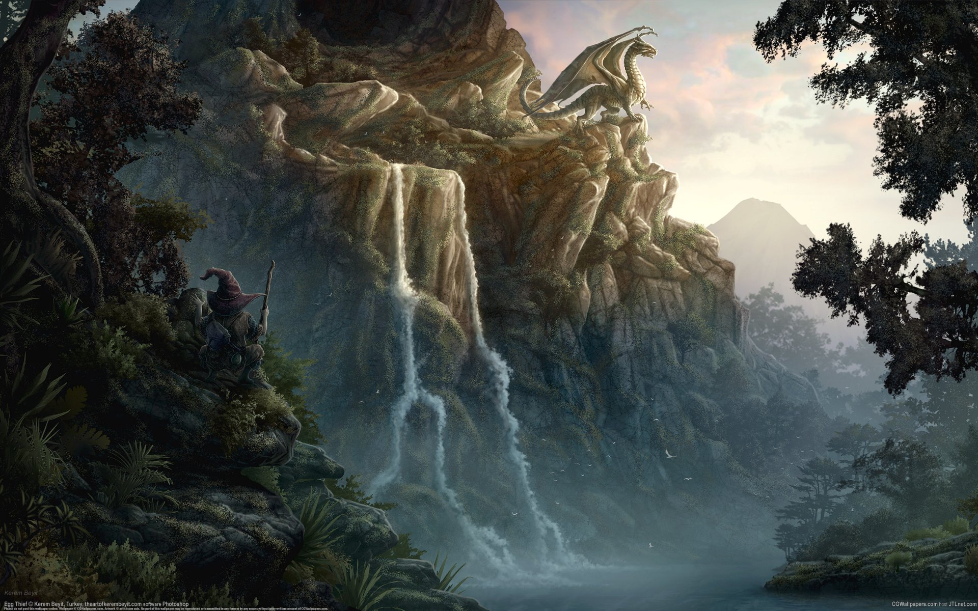 fantaisie dragon montagnes kerem beyit