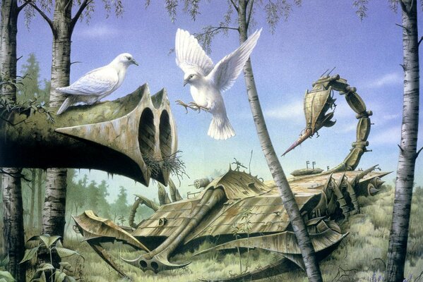 Rodney Matthews, the world is in the past