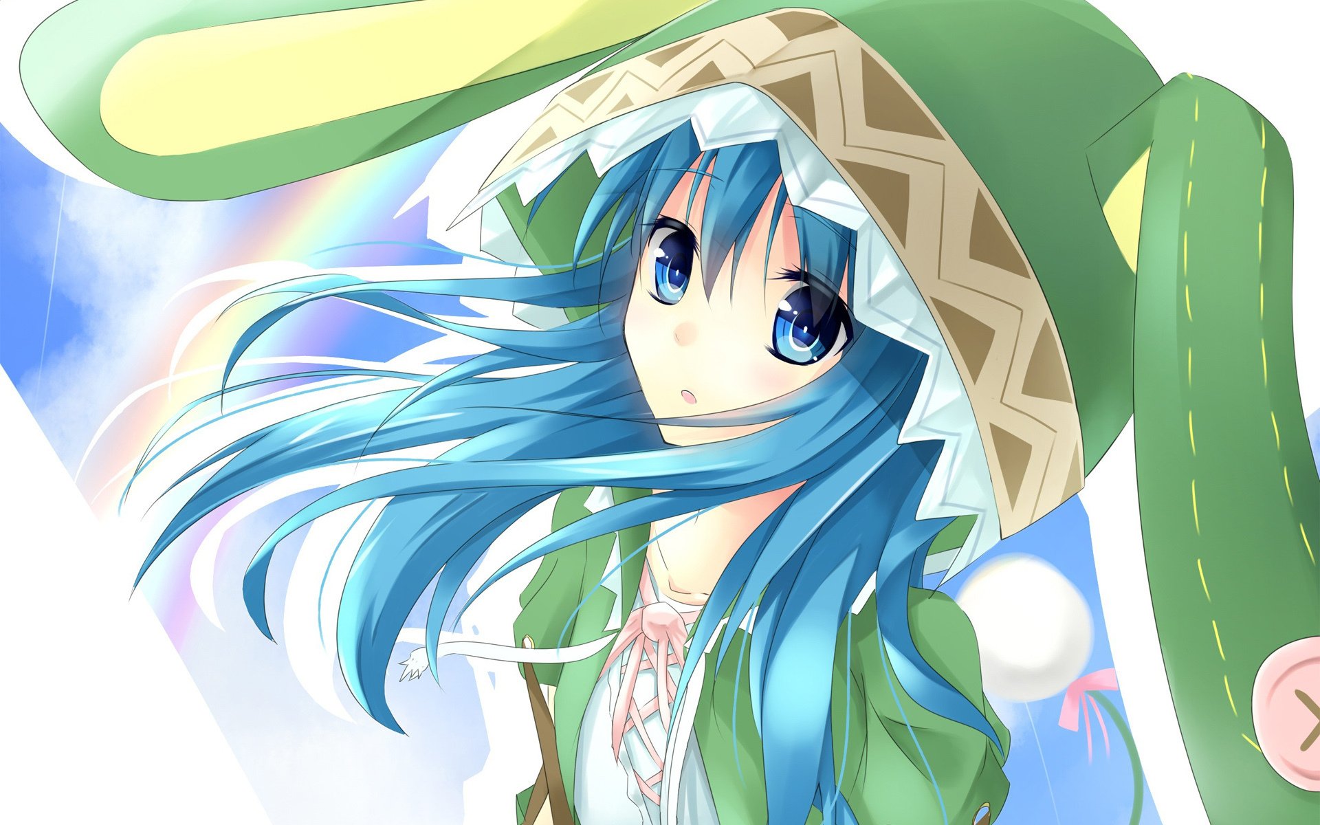 anime art girl date a live yoshino adventure romance comedy dating to the spirit ears bunny suit