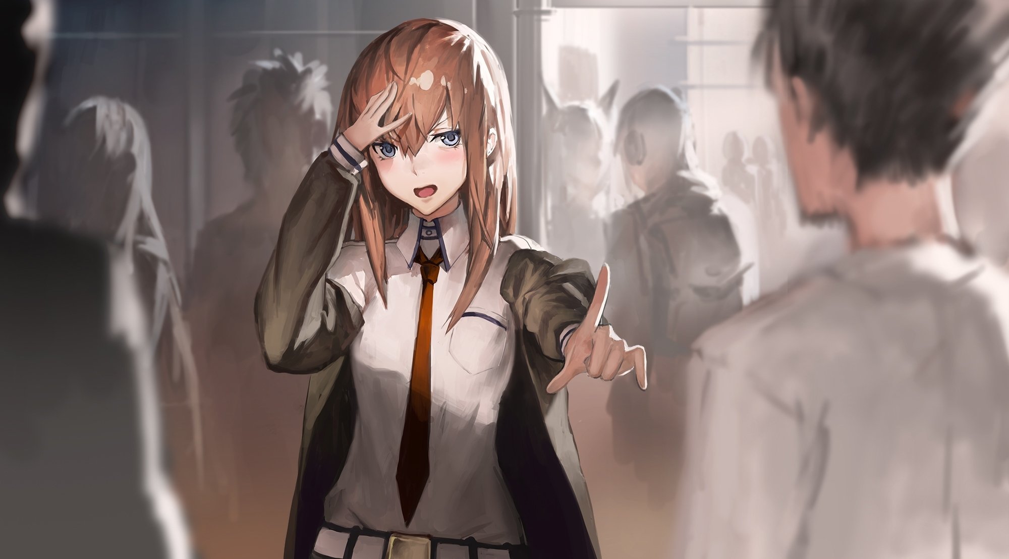 art aituoku tw * h anime mugs; porte makise kurisu okabe rintarou fille petit ami cravate