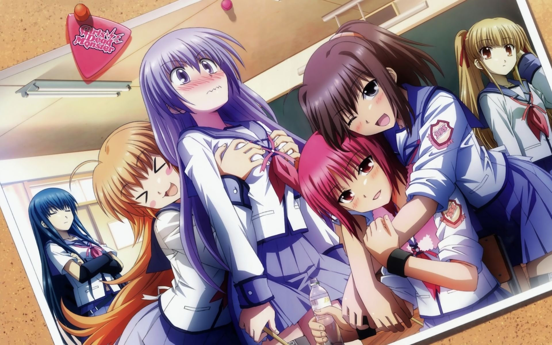 chicas colegialas novias ritmos de ángel ritmos de ángel angel beats anime