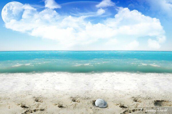 Красивое фото пляжа на Мальдивах
