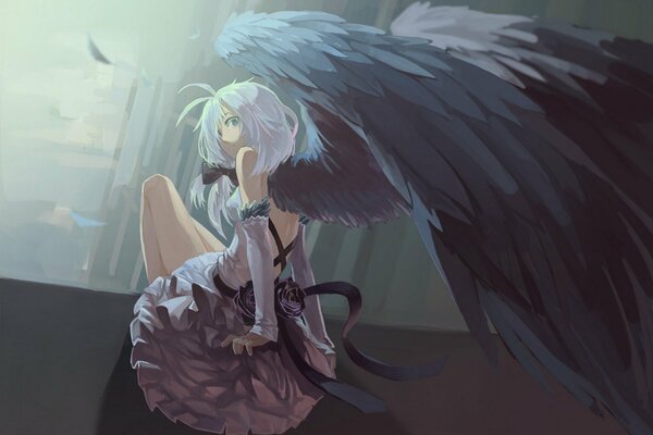 Kunst mit Anime Angel Girl