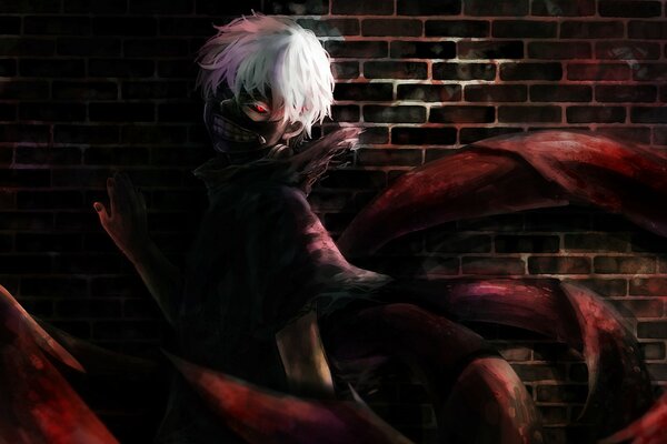 Masked character from the anime Tokyo ghoul