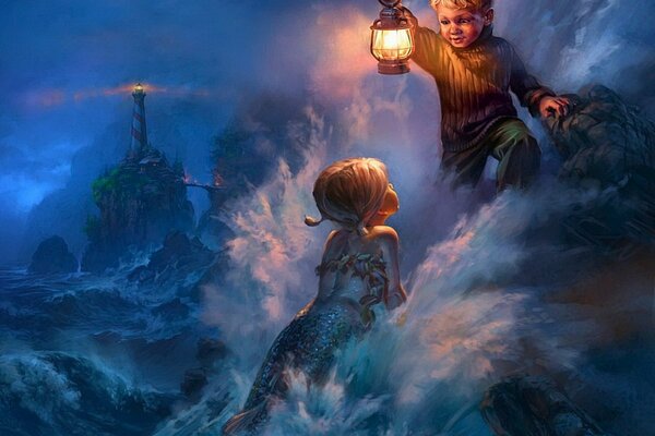 The boy who saw the little mermaid