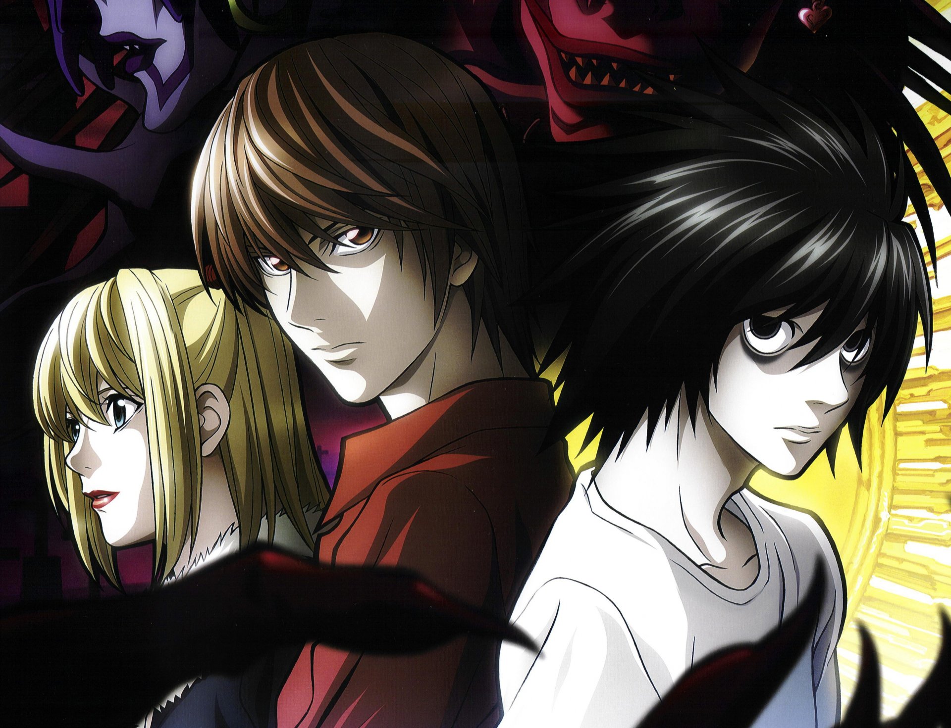 арт death note тетрадь смерти ягами свет ягами лайт кира л lawliet детектив амане миса миса аманэ ryuk рюк рем рэм синигами бог смерти