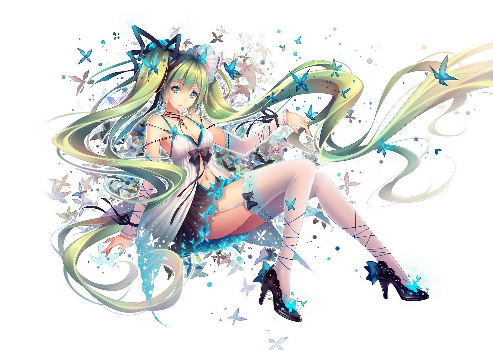 arte tid tidsean hatsune miku vocaloid chica anime