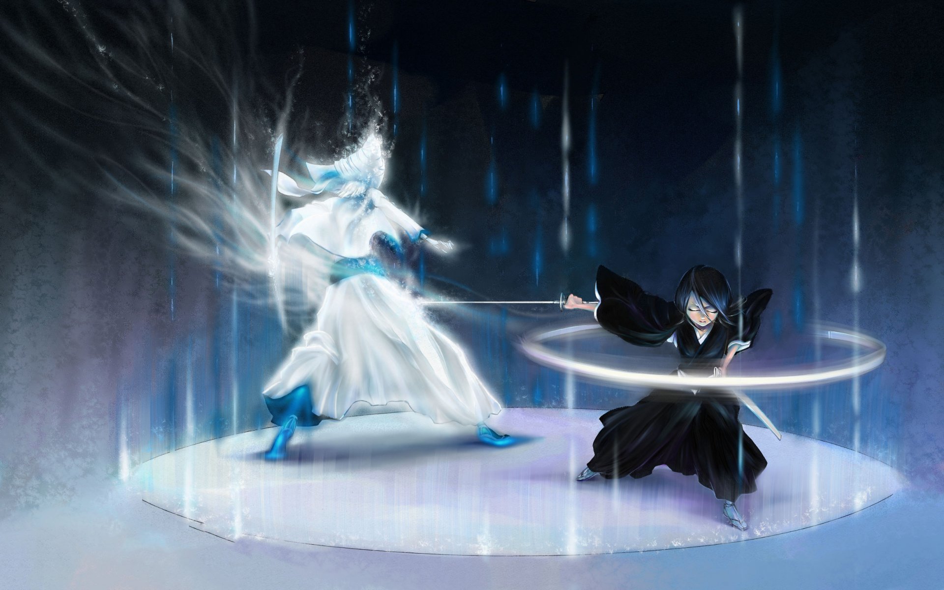 anime candeggina candeggina rukia kuchiki katana zanpakto battaglia shinigami arte