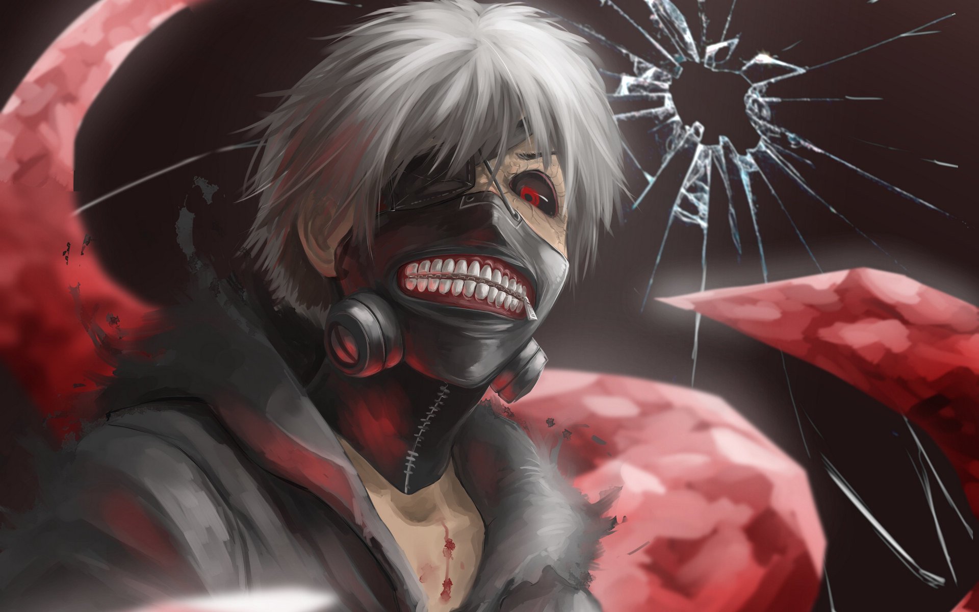 аниме искусство токио вурдалака токийский гуль кен kaneki