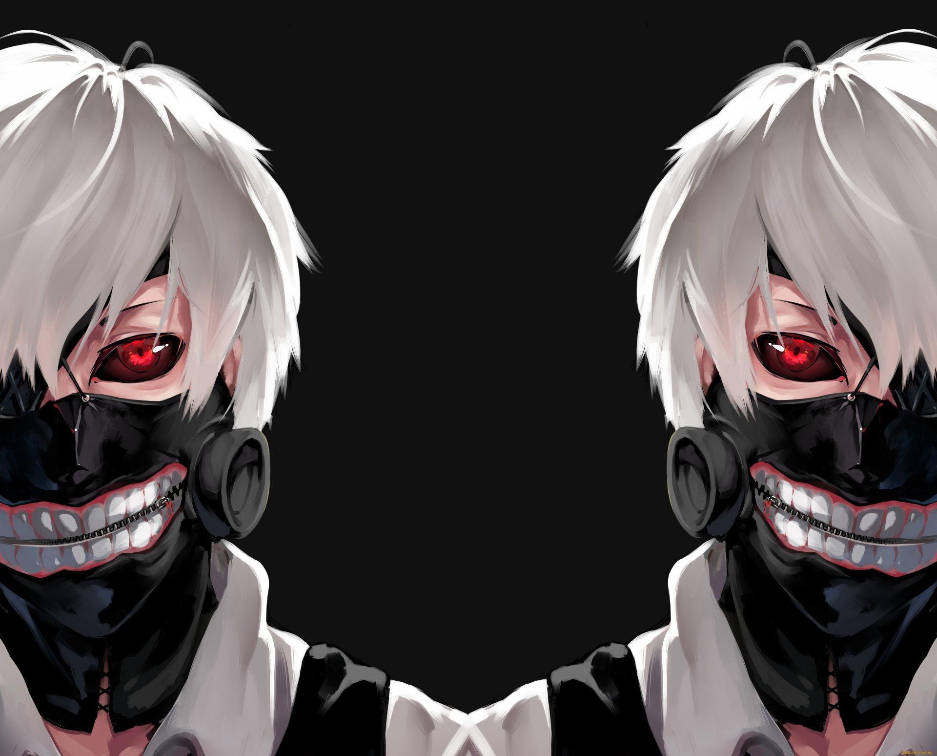 anime tokyo ghoul essenza ghoul ragazzo kaneki ken occhio maschera mostro