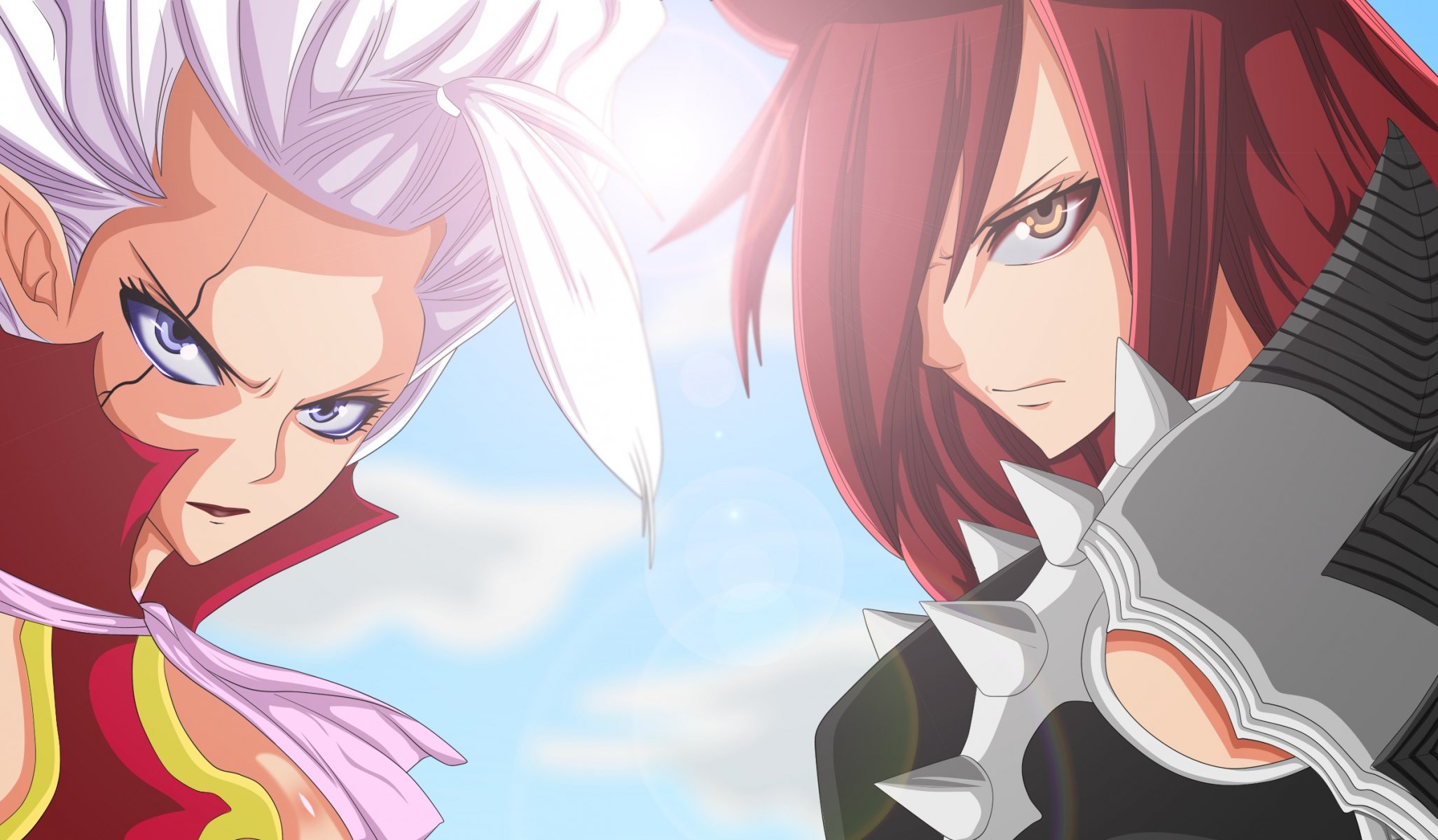 art sleipneir anime tale about the fairy tail fairy tail erza scarlet mirajane strauss girl