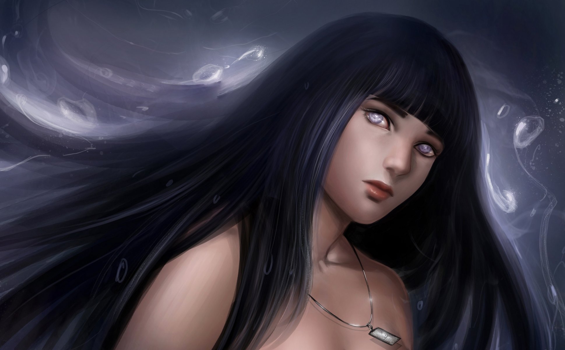 naruto hyuga hinata chica cadena