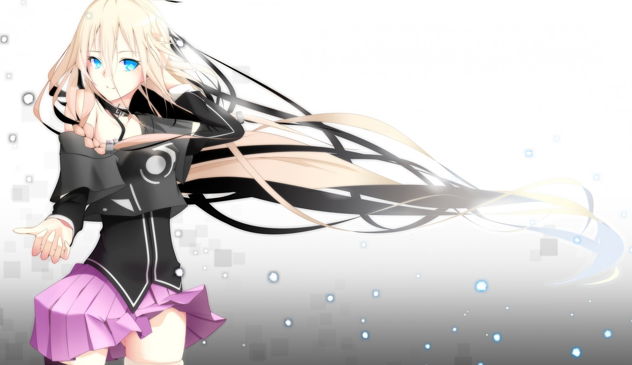 art sorano vocaloid ia girl viocaloid pigtails anime