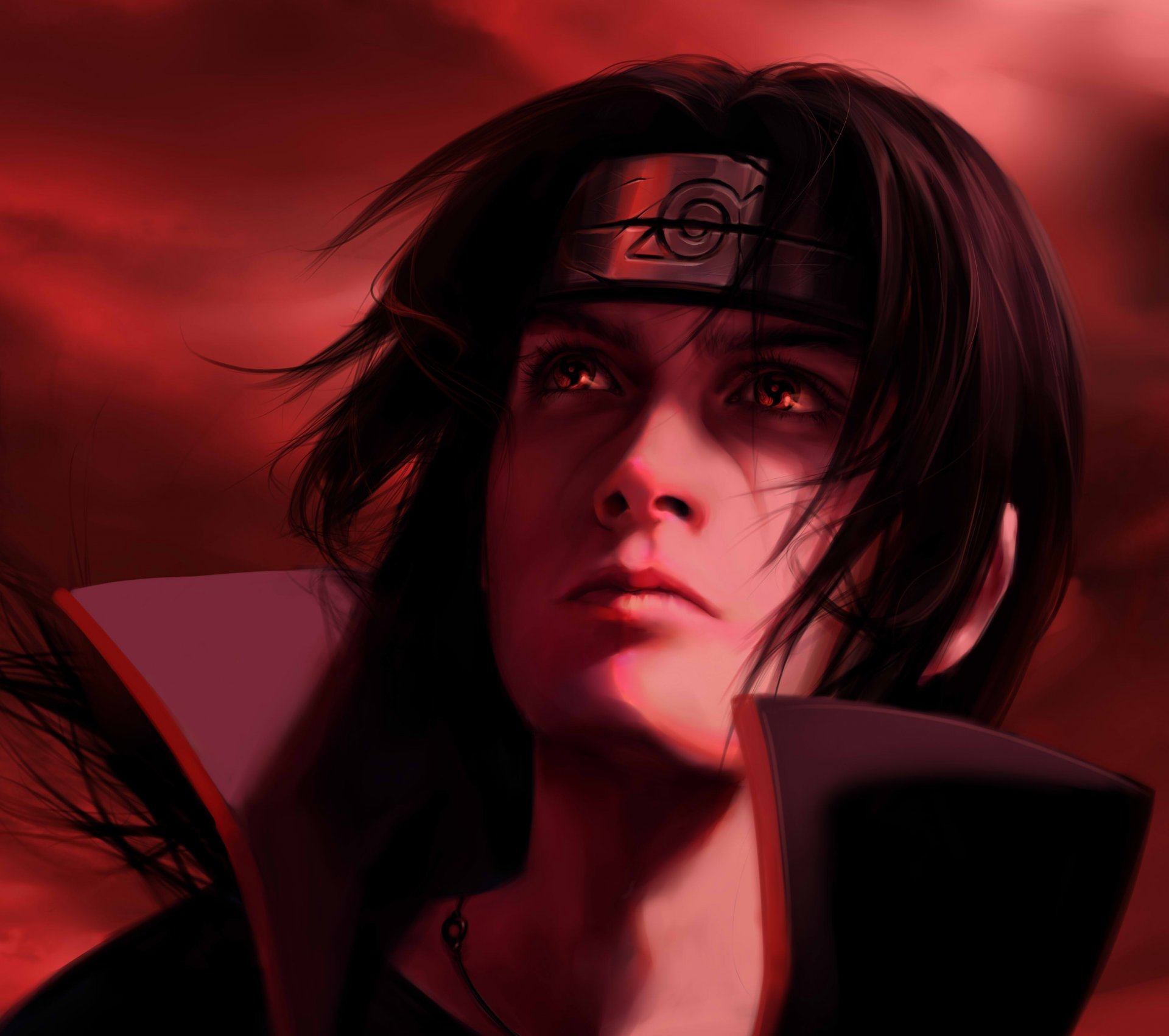 arte olggah naruto itachi uchiha mangekyo sharingan