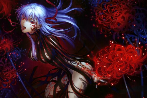 Arte Anime Fate Stay Night ragazza