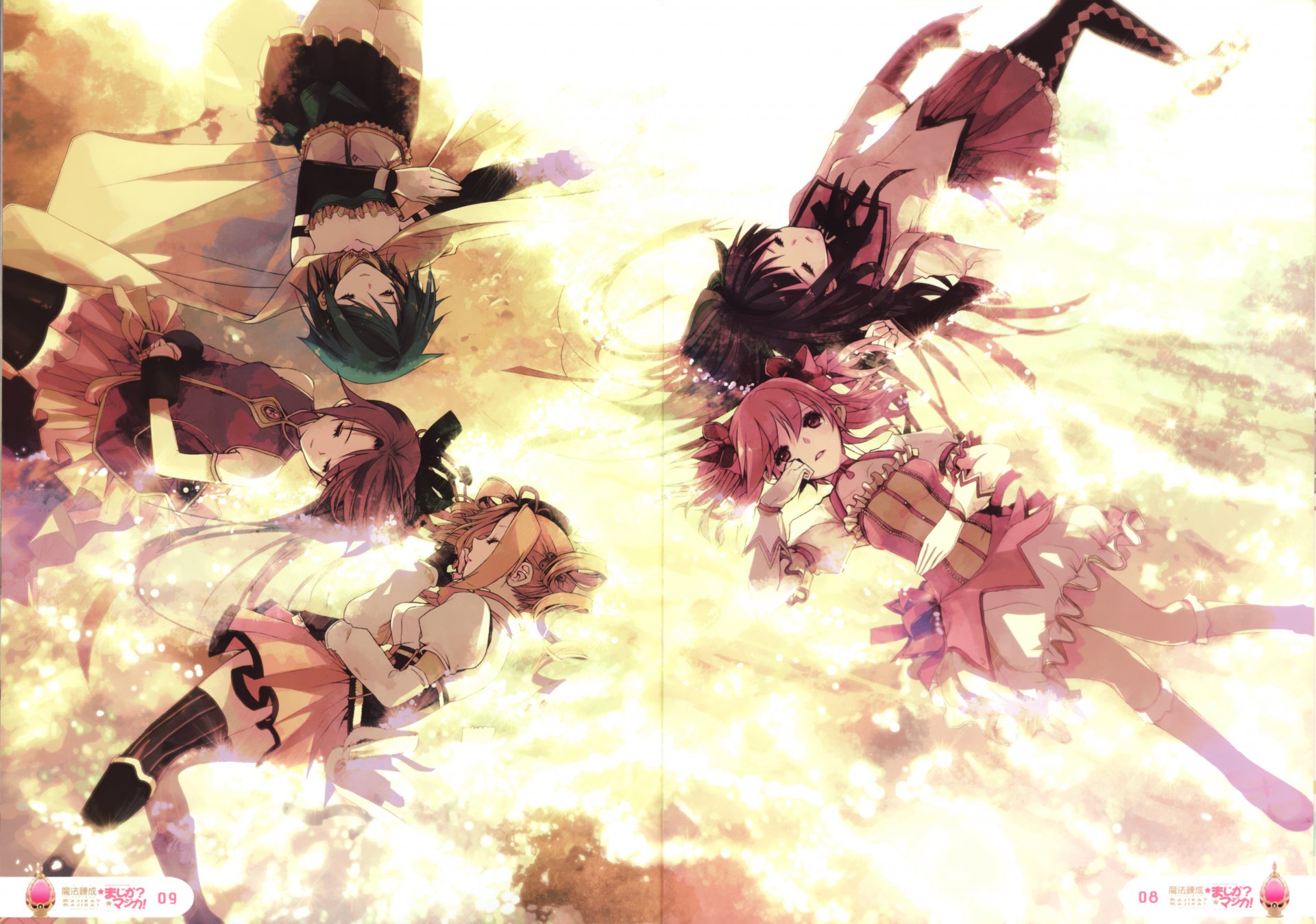 anime mahou shoujo madoka magika filles art