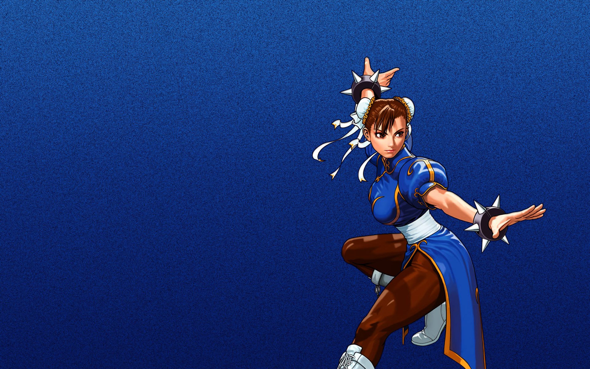 treet fighter straßenkämpfer mädchen chun li blau