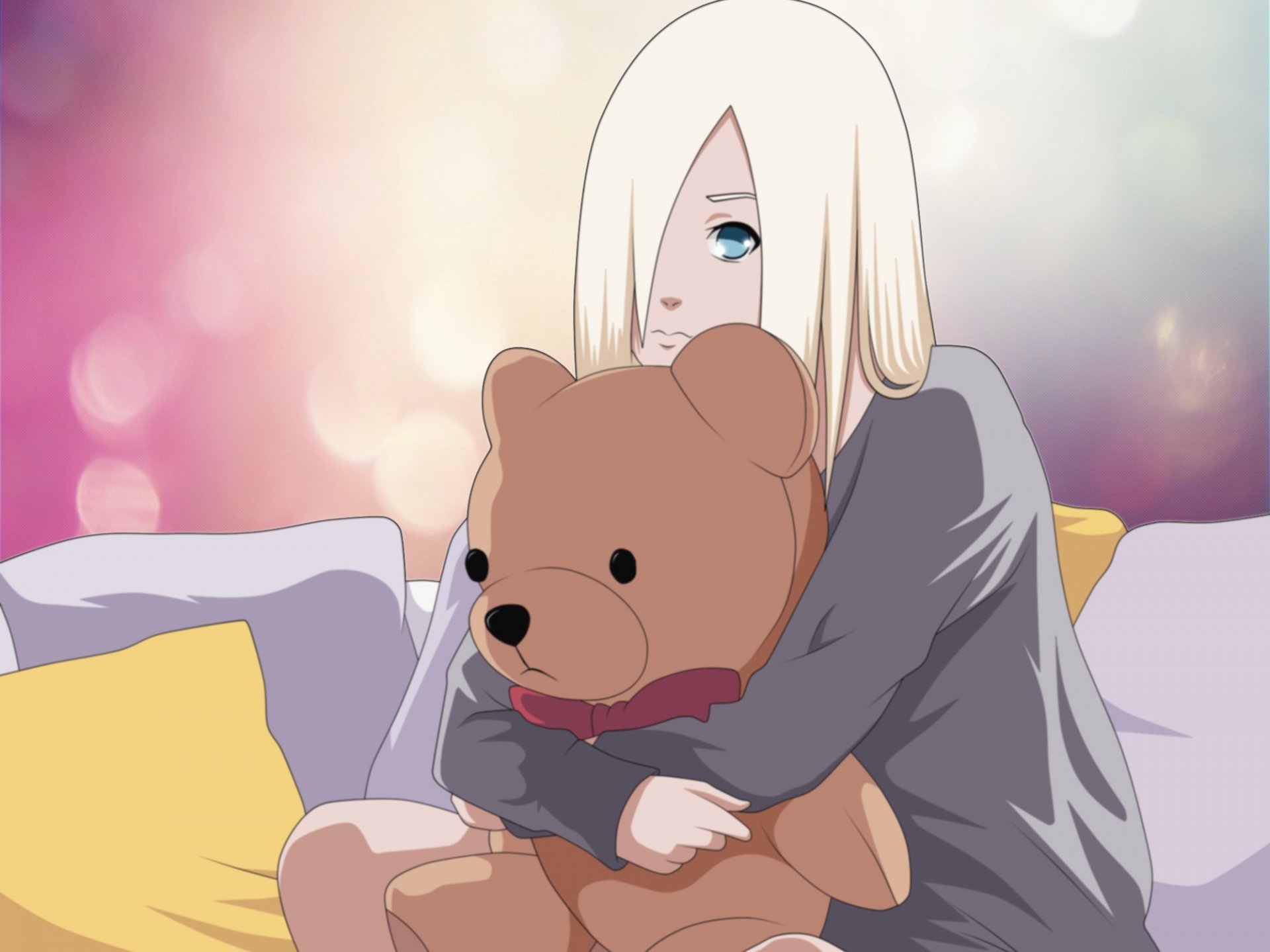 naruto yamanaka ino fille jouet ours