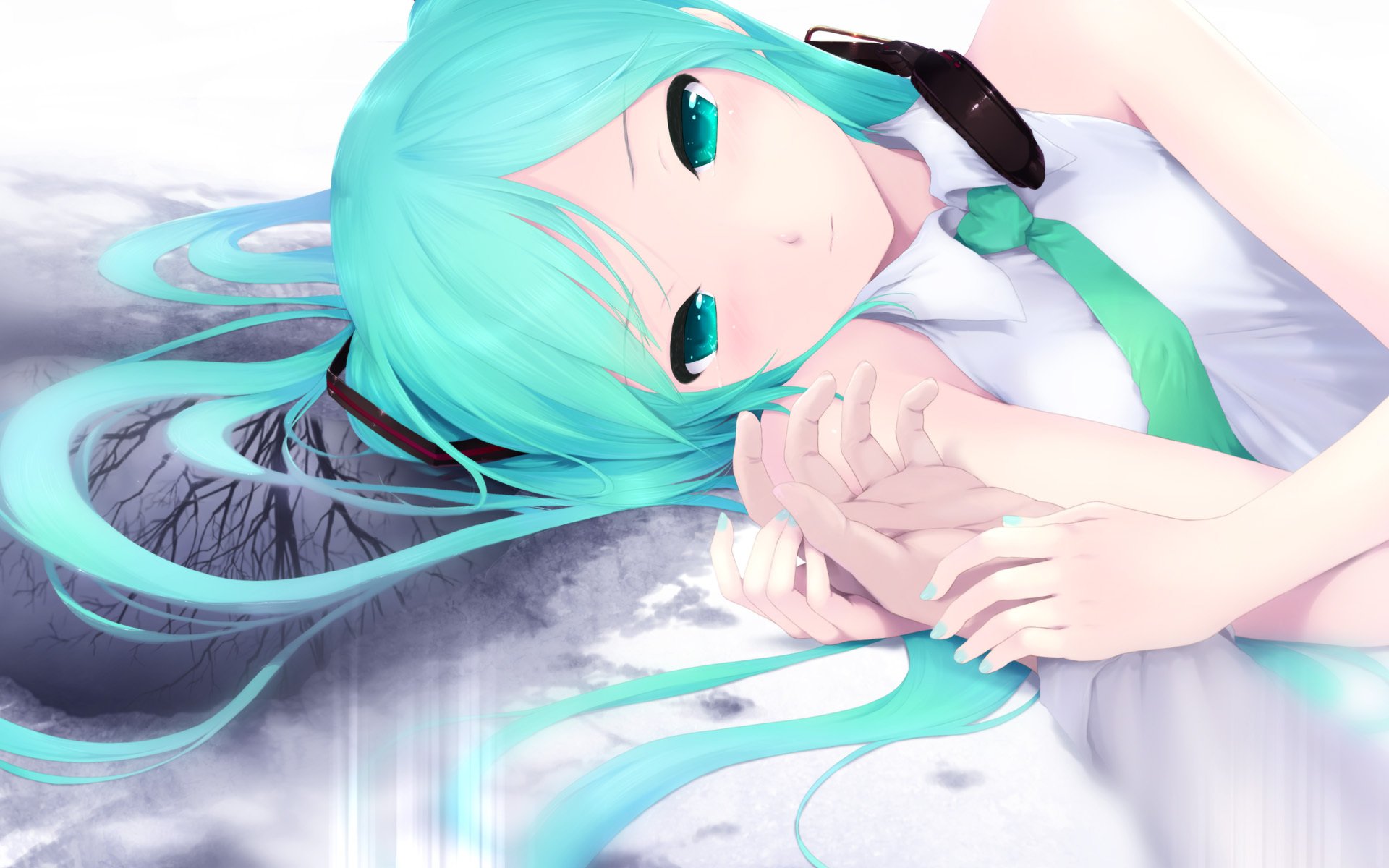 anime vocaloid hatsune miku girl wallpaper