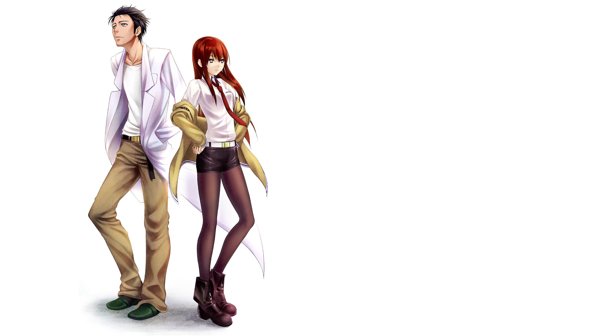 tazze cancello steiner gate makise kurisu makise kurisu okabe rintarou okabe rintaro