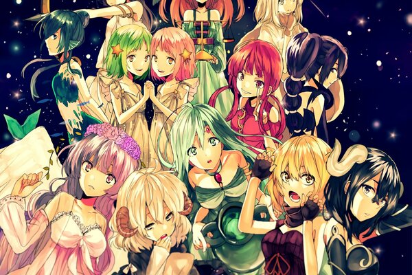 Anime: todos los signos del zodiaco en forma de hermosas chicas