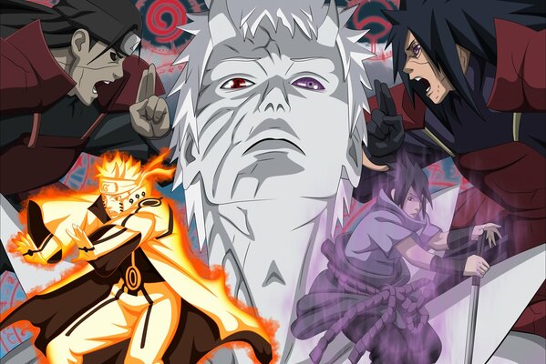 Naruto anime. Manga. Personnages