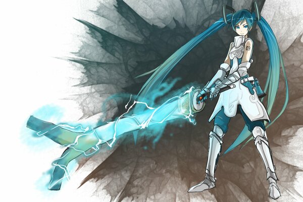 Armor-sword, Miku hatsune