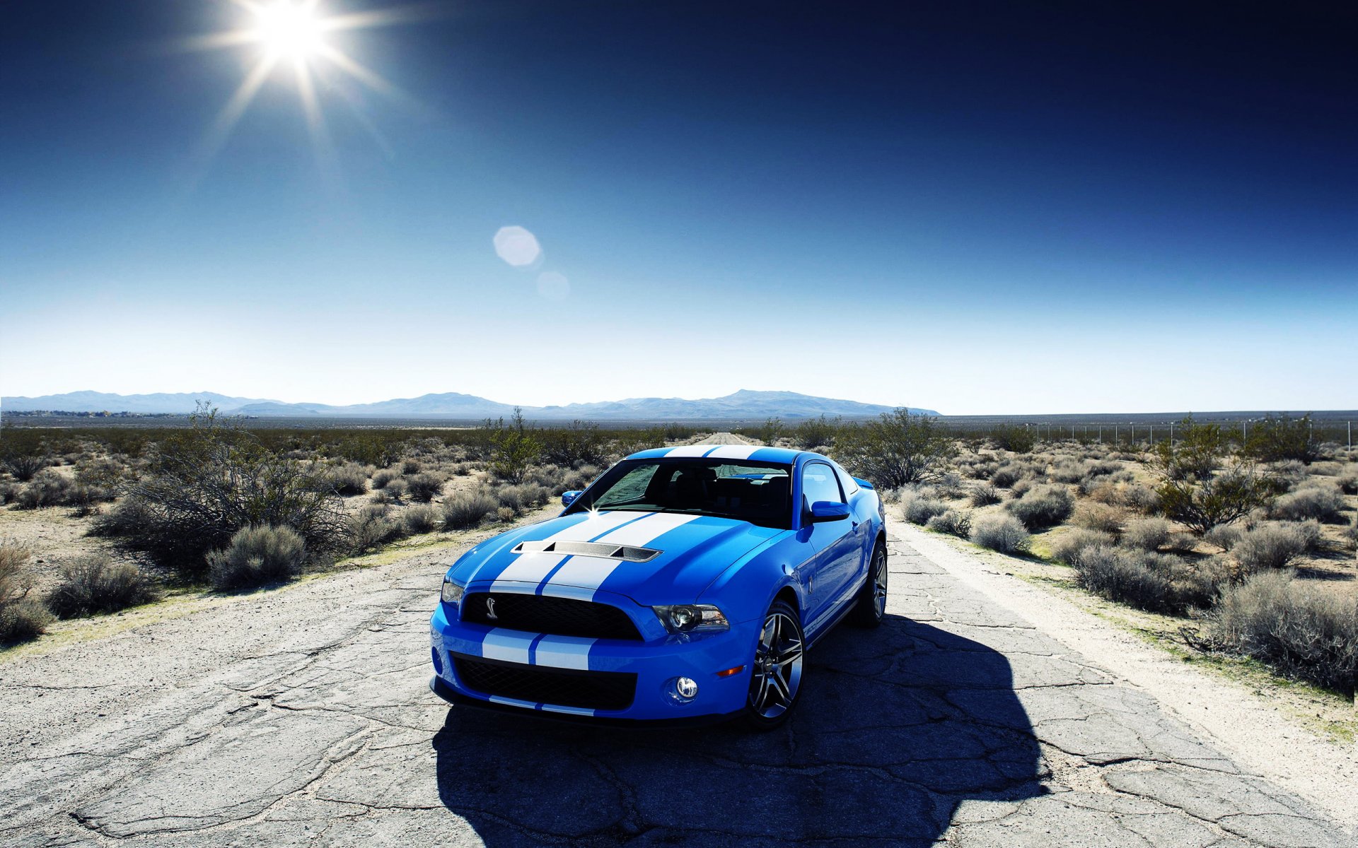 ford shelby gt 500 azul