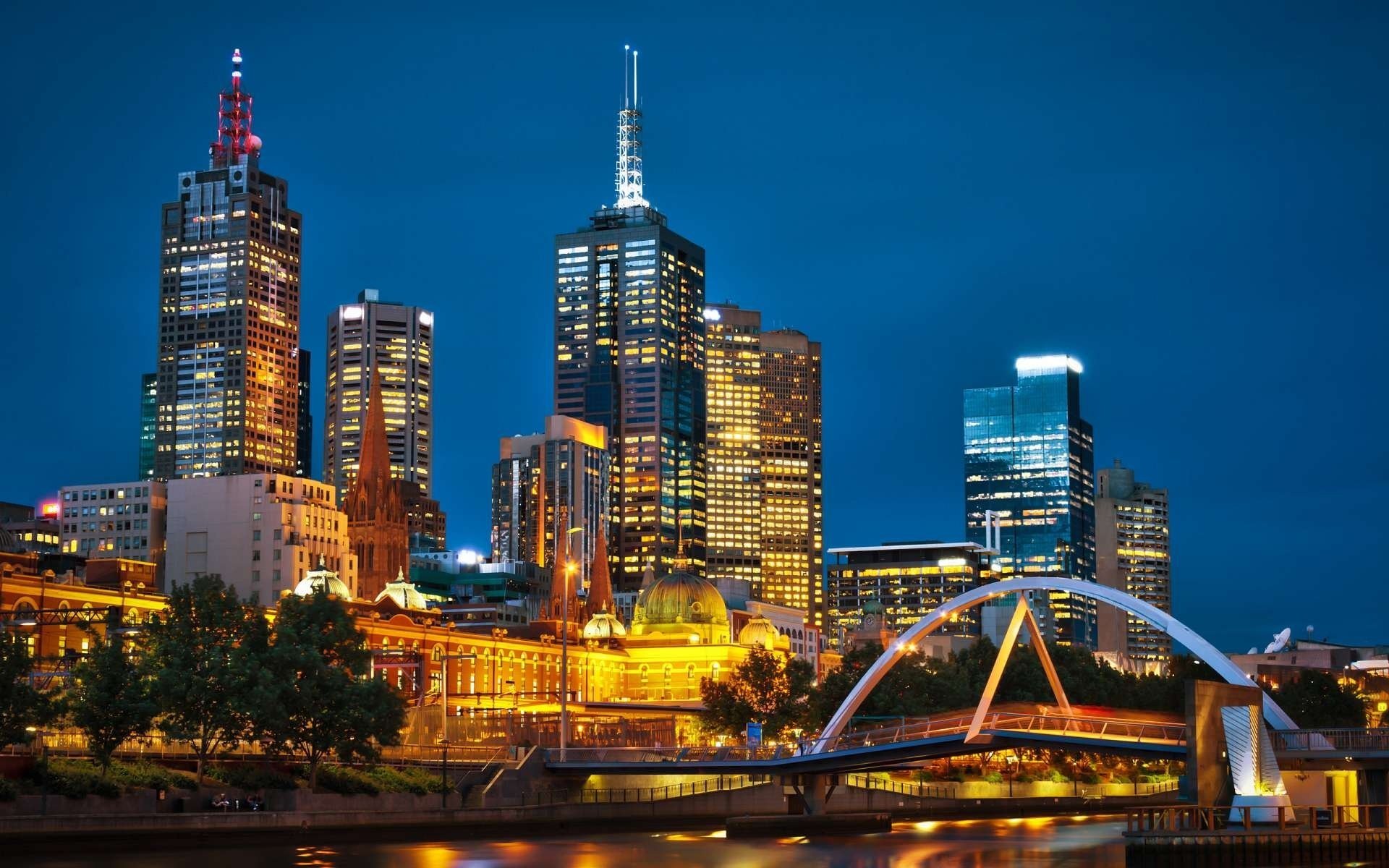 melbourne australia night