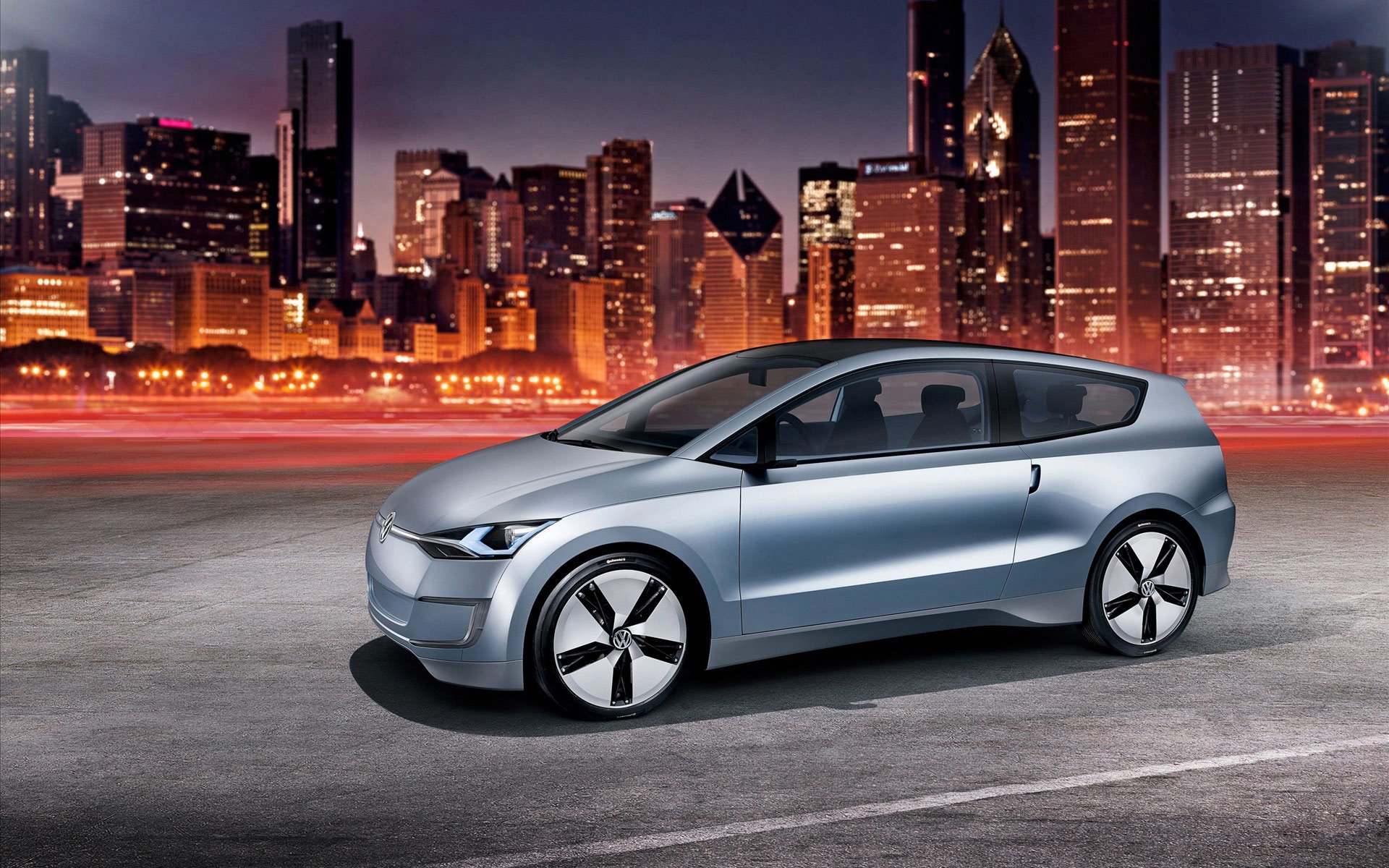 volkswagen hasta lite concepto ciudad nocturna