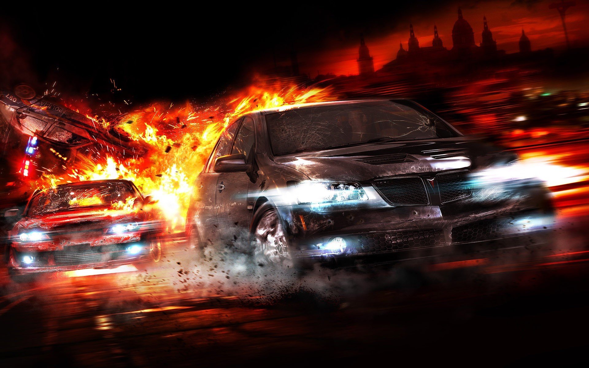 chase fire car