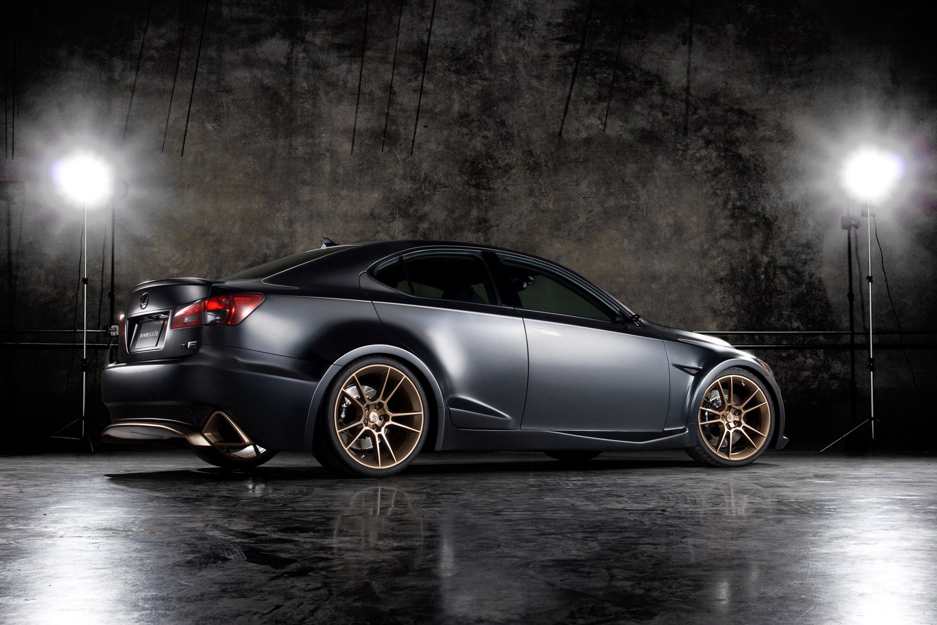 lexus is-f czarny