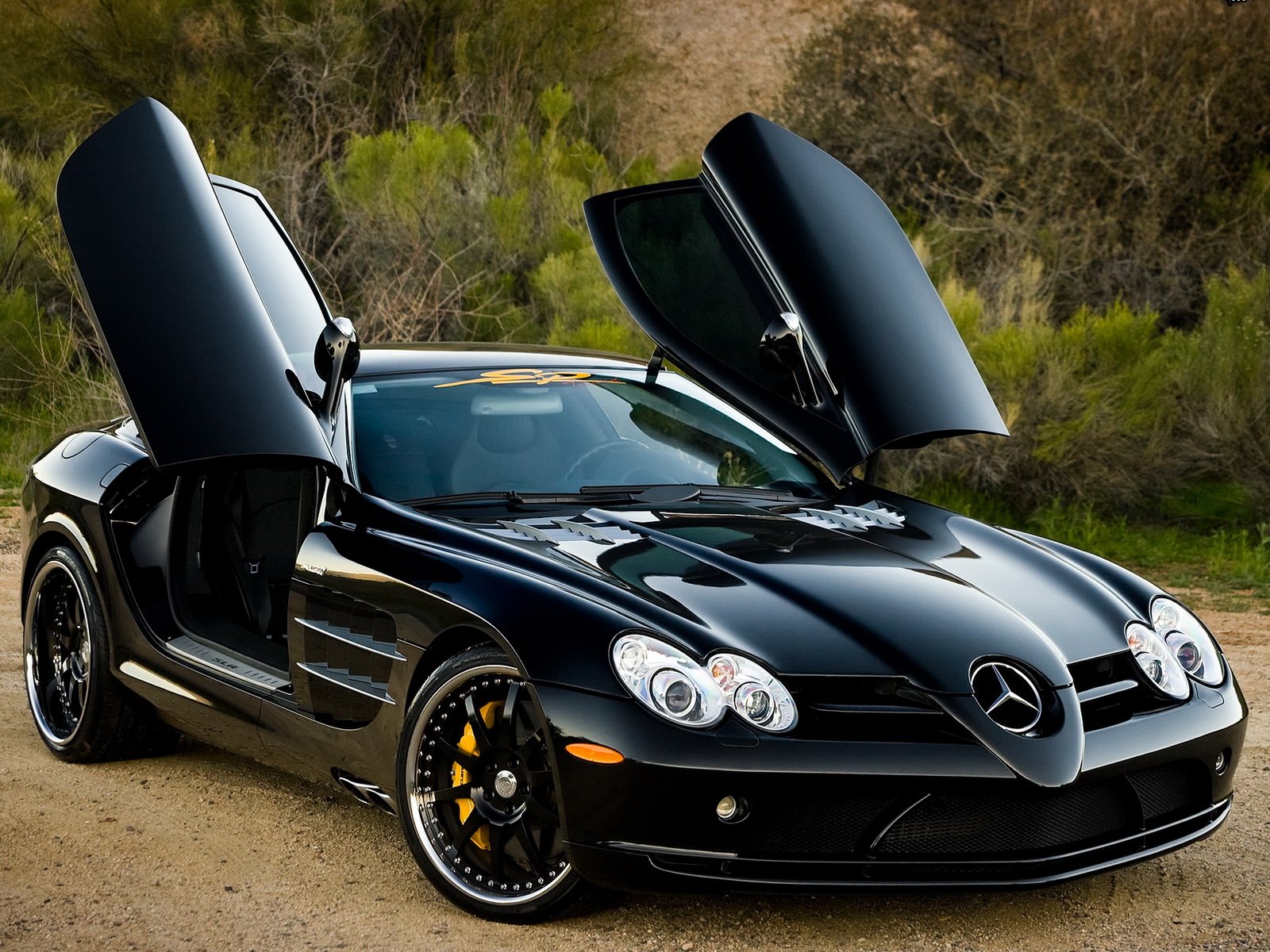 mercedes doors car black