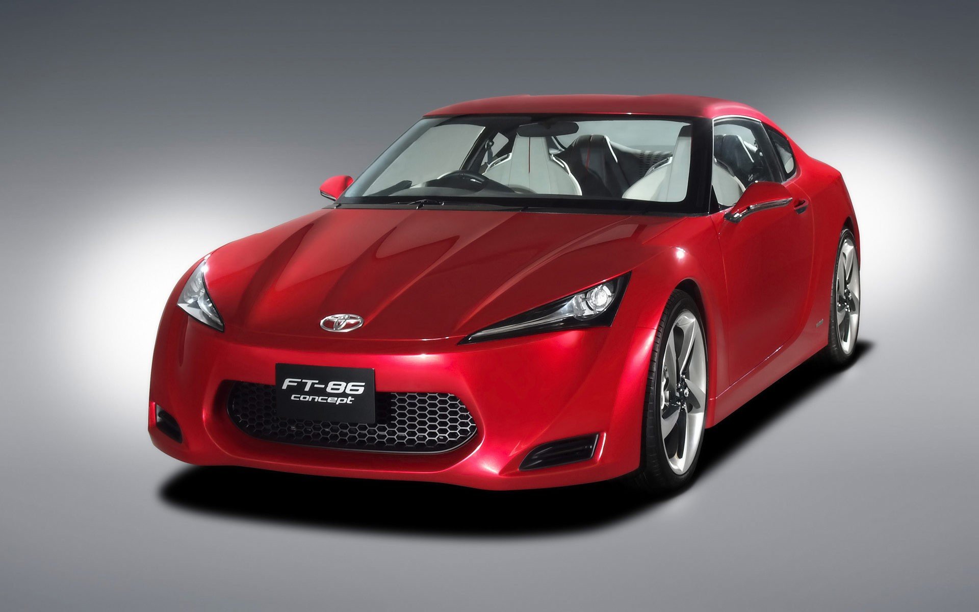 toyota ft-86 concetto rosso