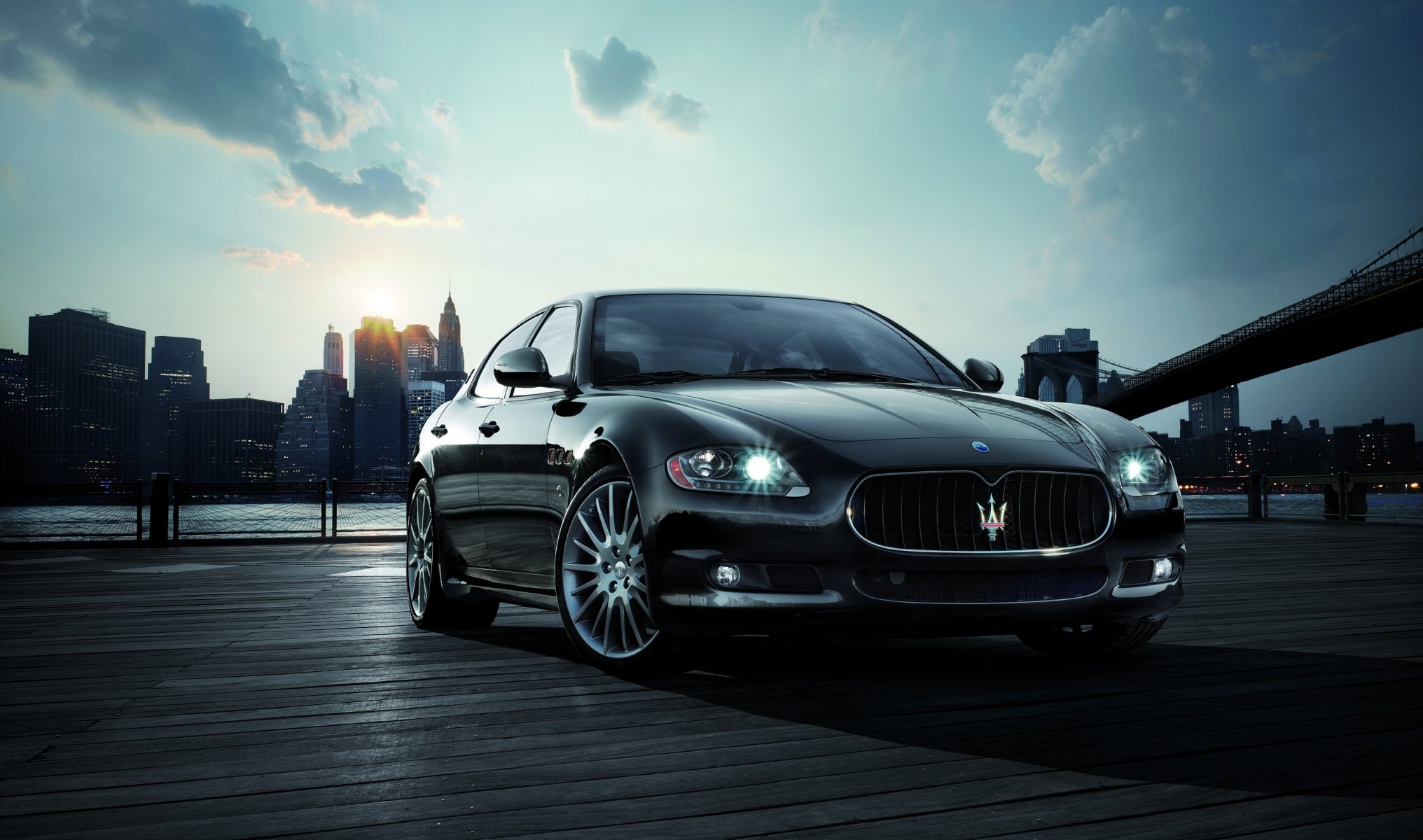 maserati quattroporte sport gt сек нью-йорк утро солнце