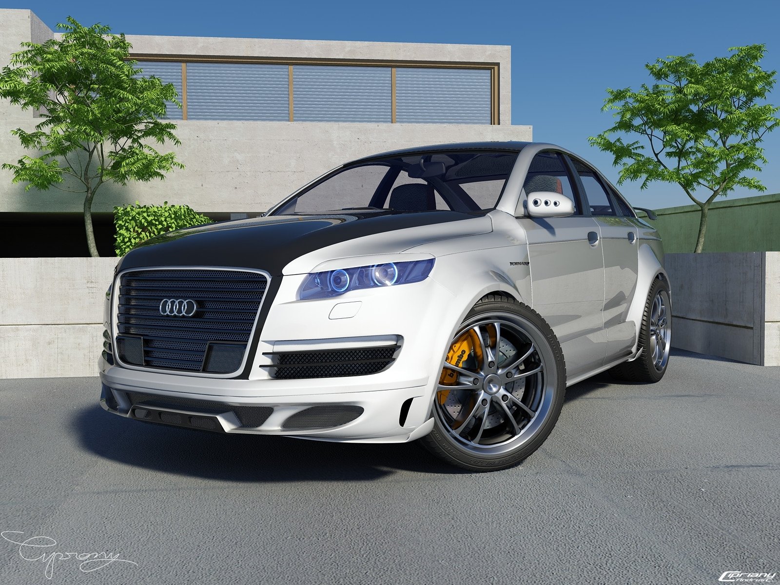 audi tuning graphic