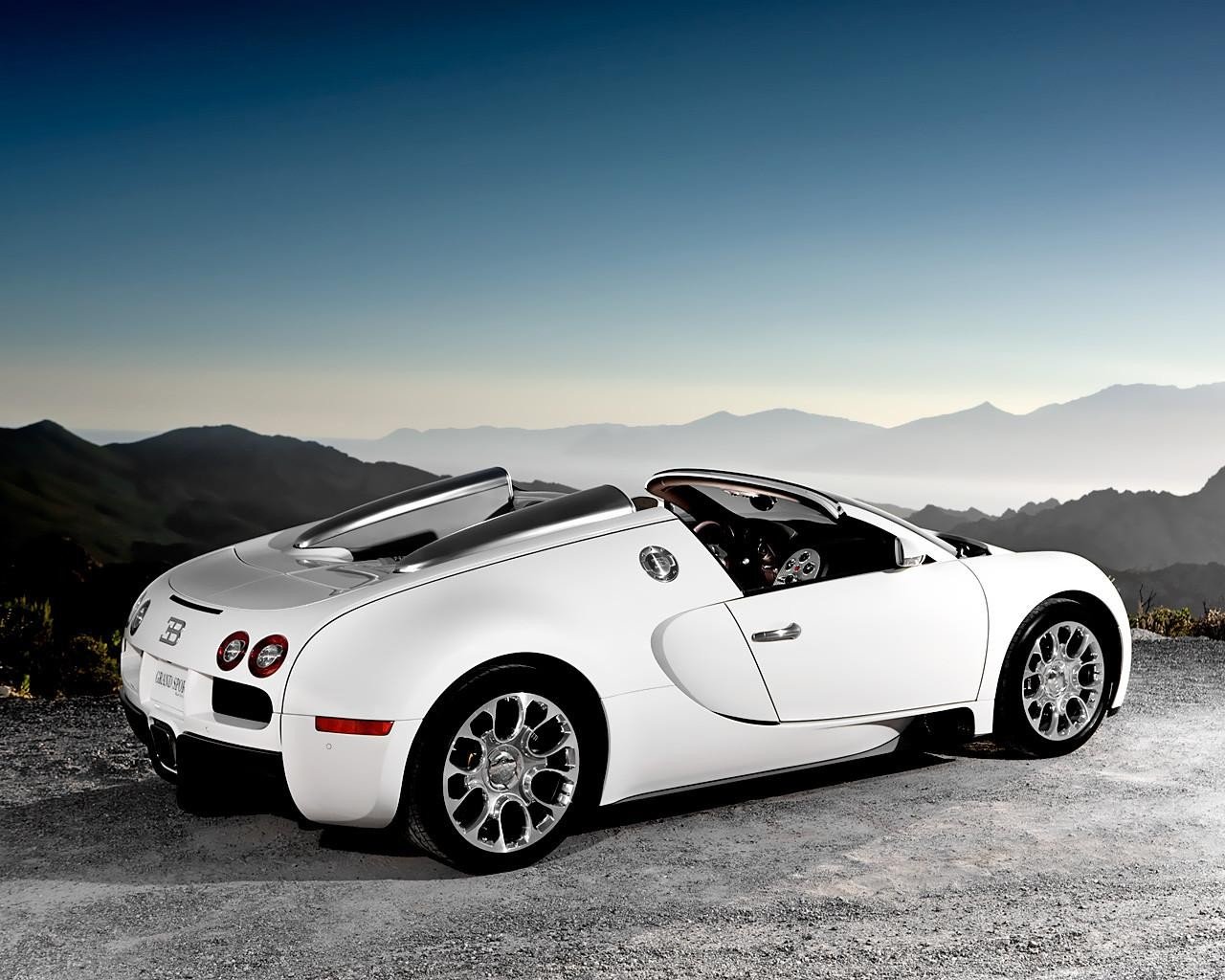 bugatti bugatti veyron bianco