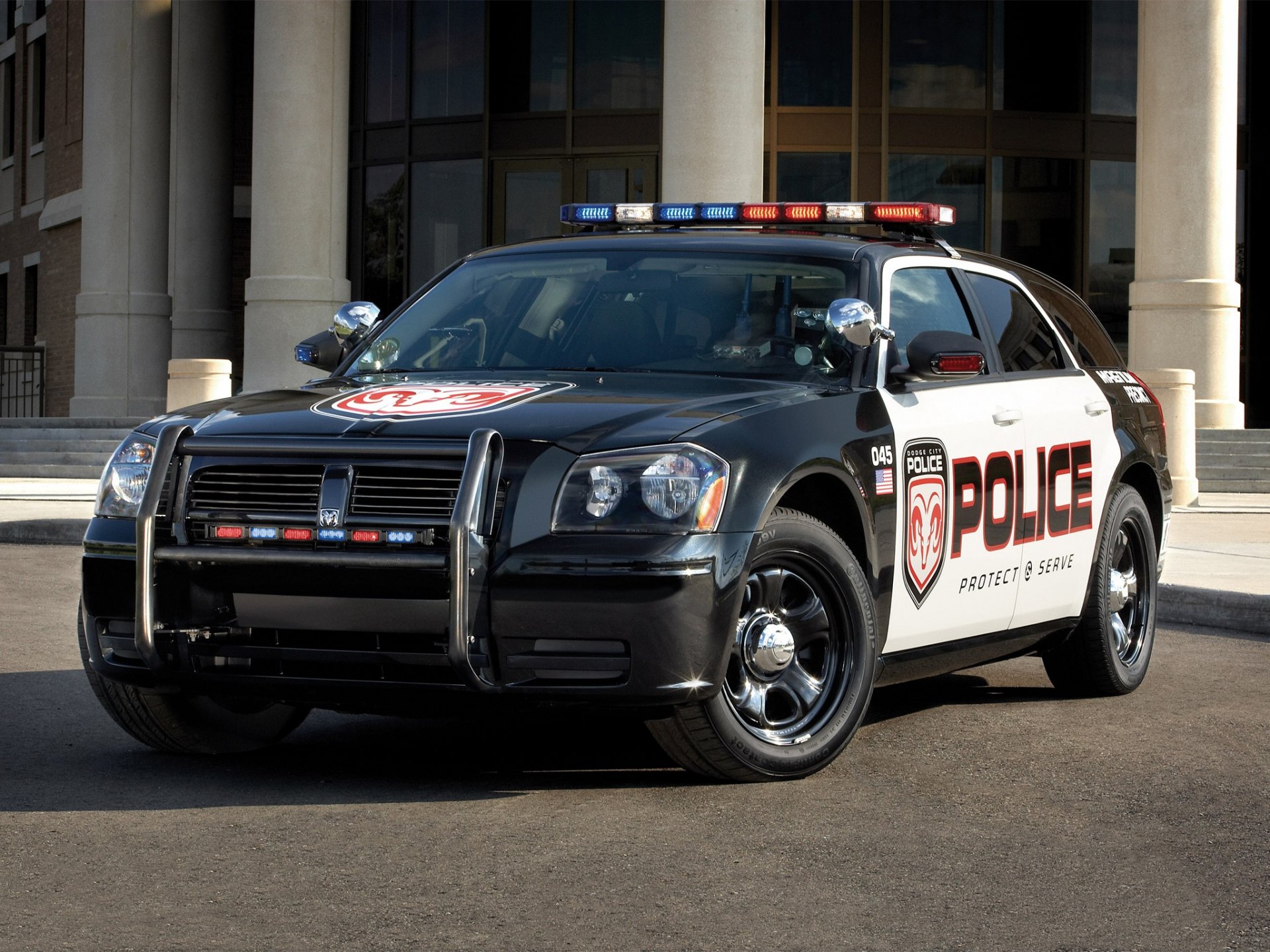 dodge police clignotants