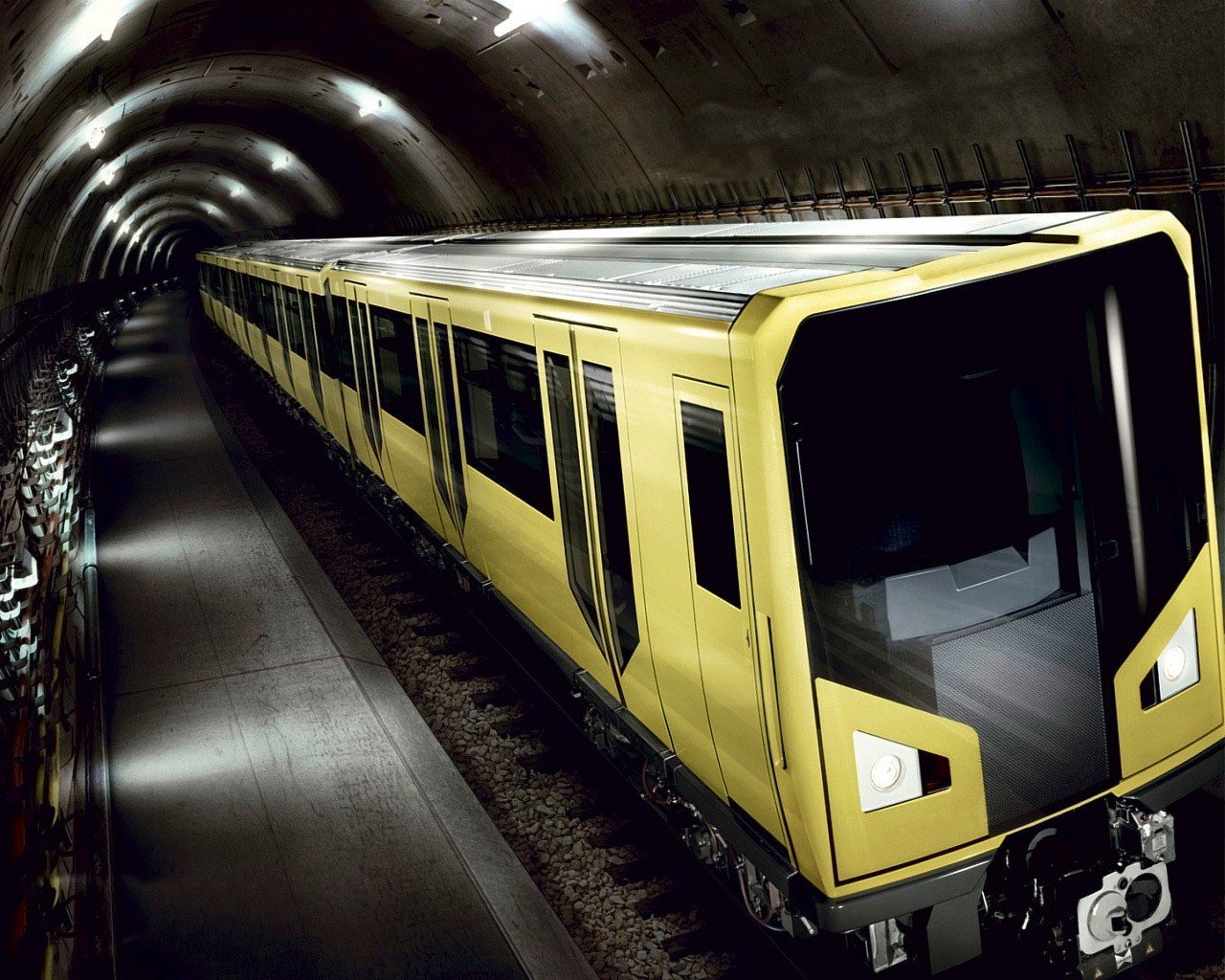 underground train tunnel