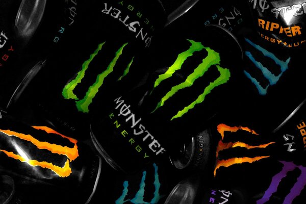 Monster energy drink. Wallpaper