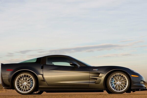 Unreal supercar on a gorgeous background